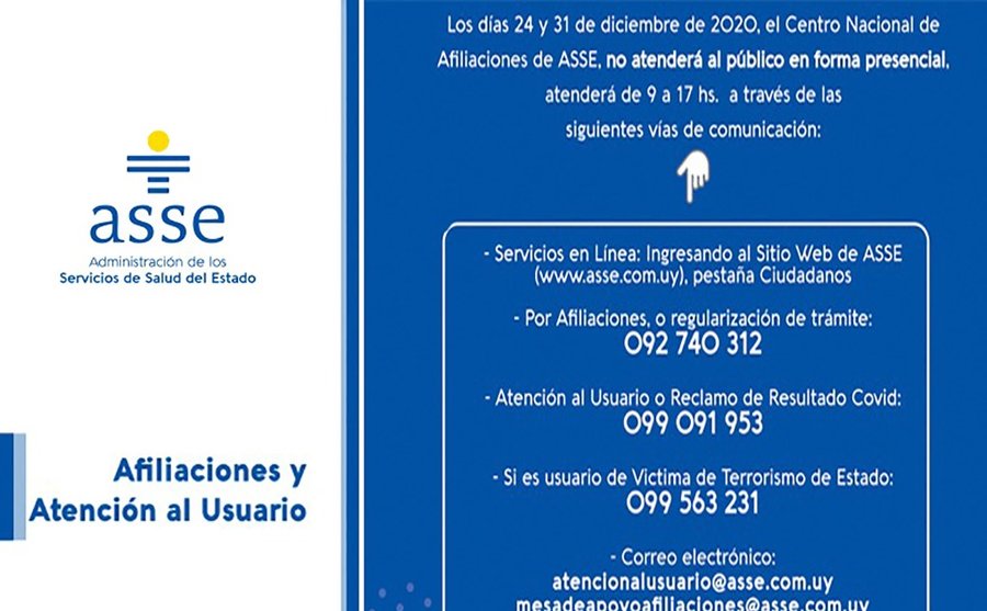 Infomación de interés - Comunicado del Centro Nacional de Afiliaciones Infomación de interés - Comunicado del Centro Nacional de Afiliaciones