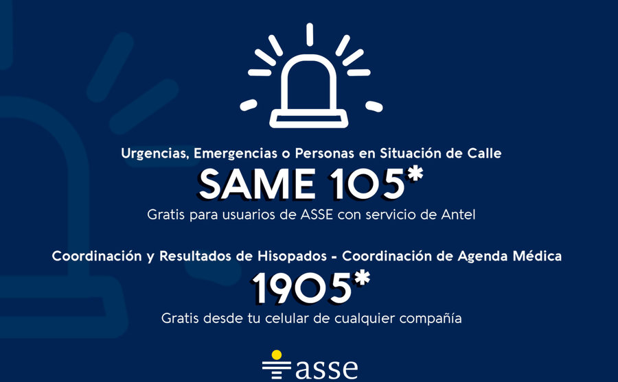 ATENCIÓN USUARIOS DE MONTEVIDEO Y EL ÁREA METROPOLITANA: Números de contacto, con líneas ampliadas para una mejor atención