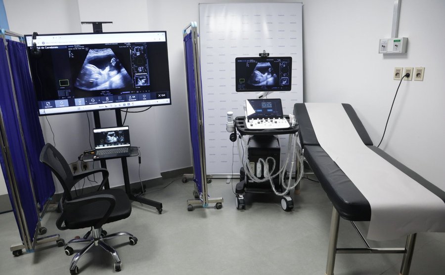Inauguración del Servicio de Inteligencia Artificial de Telesonografía en diagnóstico prenatal en Hospital de Canelones: funcionará también en Artigas