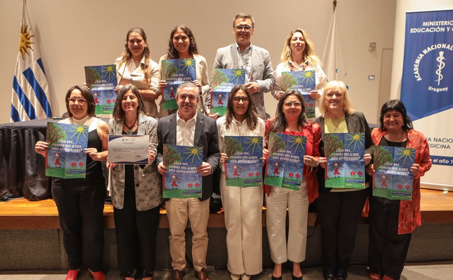 Premio Nacional de Medicina para equipo del Vilardebó y Premio MSP para estrategia destinada a niñas y menores de 15 años en situación de embarazo