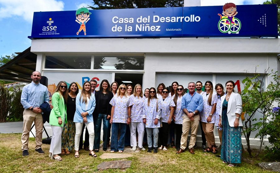 ASSE inauguró la 13ª Casa del Desarrollo de la Niñez en Maldonado