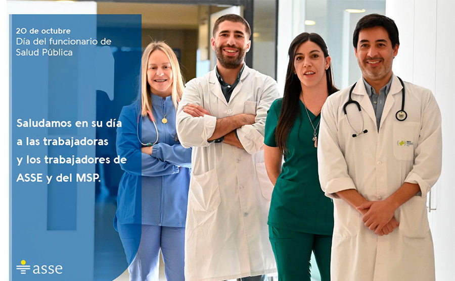Saludo con motivo del Día del funcionario de Salud Pública