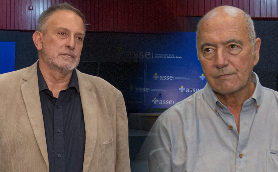 Gustavo Gianre y Jorge Bentancur en el directorio de ASSE